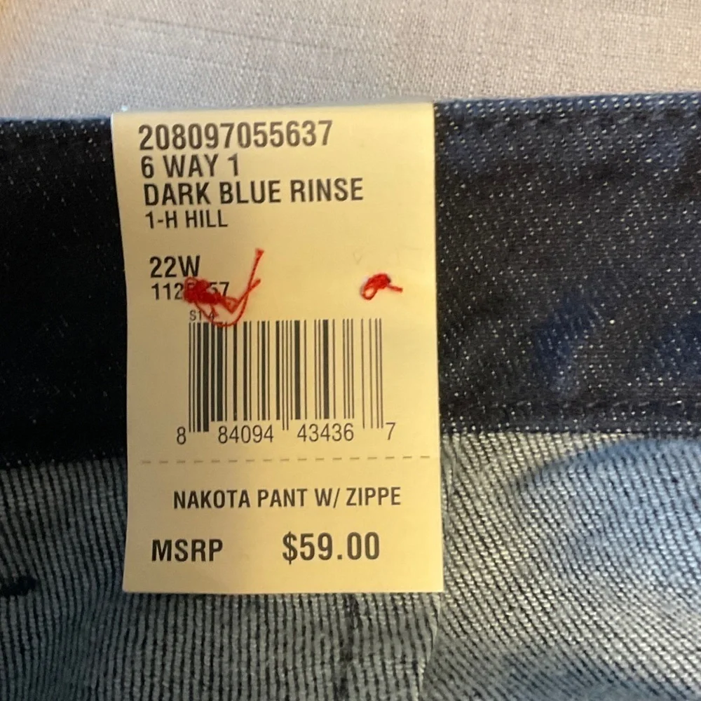 Chaps Women's Navy Boot Cut Jeans
